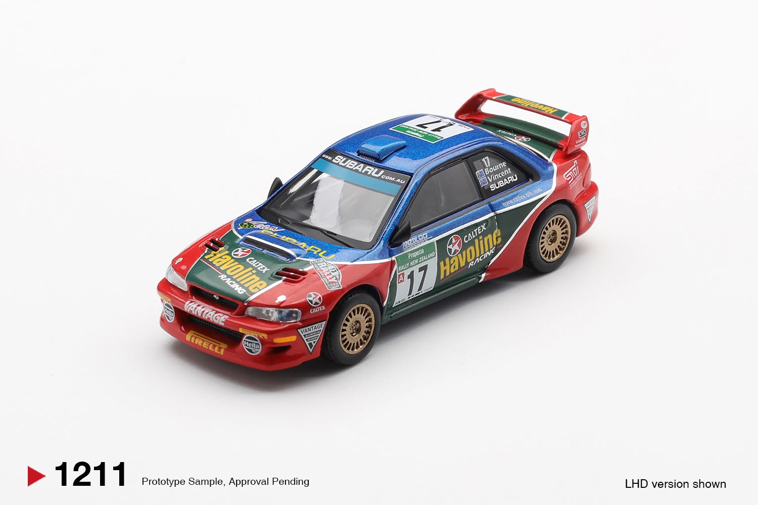 2000 Subaru Impreza WRC98 #17 Rally New Zealand, Various